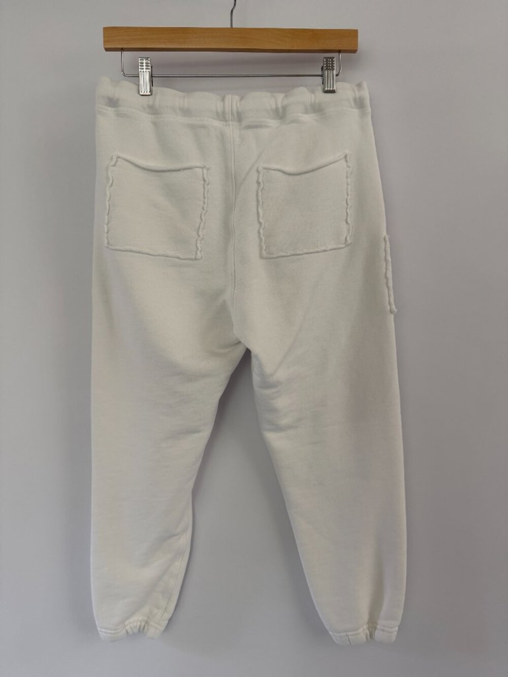 Frank & Eileen Eamon Triple Terry Jogger White Small - Picture 3 of 5